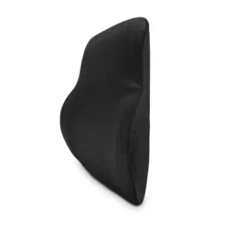 SLEEPSIA Orthopedic Memory Foam Lumbar Support Gel Pillow Support For Office Chair Black image 2