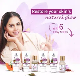 ayouthveda D-Tan Facial Kit with Saffron & Papaya to Remove Tan, Even Tone & Revive Skin Radiance image 3