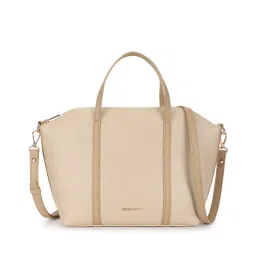 fastrack accessories Fastrack Beige Solid Urban Chic Slingbag with Detachable Strap image 3