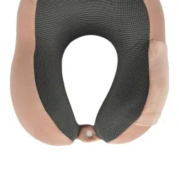 Premsons Cushy Travel Neck Pillow With 360-Degree Head Support Brown image 3