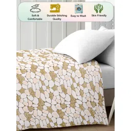 FABINALIV Multi-Color Abstract Mild Winter 500 Gsm Woollen Bed Comforter (Single) image 3