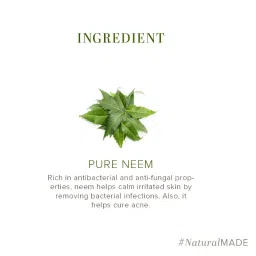 Khadi Natural Pure Neem Handmade Soap Anti-Bacterial image 3