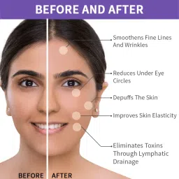 nykaa tools & accessories Nykaa Amethyst Face Massage Roller - Best Used With Serums & Oils for Calming & Glowing Skin image 3