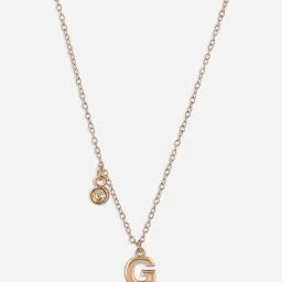 ToniQ Personalised G Initials and Birth Stone Charm Necklace image 3