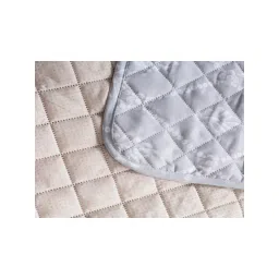 House of Quirk Anti-Slip Sofa Cover with Pocket Couch Protector - Grey Canvas image 3