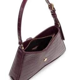 Aldo Julietta Womens Wine Sling Bag With Detachable Strap image 3