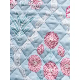 House of Quirk Anti-Slip Sofa Cover with Pocket Couch Protector - Gulshan Sky image 3