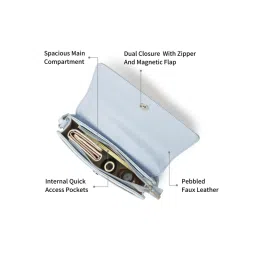 dkny accessories Fastrack Powder Blue Shoulder Flex Bag image 3