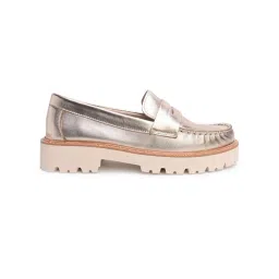 Aldo Marguenat Women Gold Loafers image 3