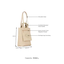 juicy couture accessories Juicy Couture Beige Printed Pu Handbag image 3