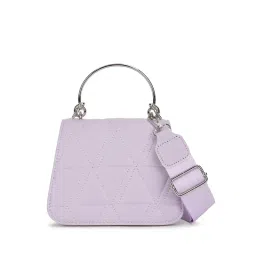 fastrack accessories Fastrack Quilted Lilac Colour Sling Bag image 3