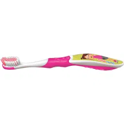Dentoshine Comfy Grip Toothbrush For Kids (ages 5+) - Pink image 3