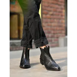 HVNLY by Shoetopia Womens Fashion Black Chelsea Boots image 3