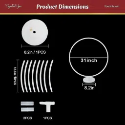 Special You Ganpati Decoration Setup For Home With Pvc Backdrop Stand -1Pcs image 3