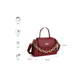 fastrack accessories Fastrack Maroon Women Sling Bag image 4