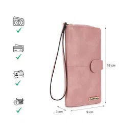 fastrack accessories Two-Fold Wallet With Wristlet For Women image 4