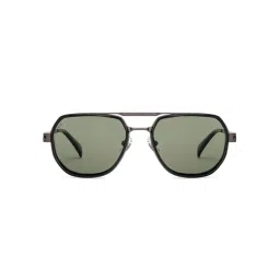 Lenskart STUDIO Unisex UV Protected Geometric Green Lens Sunglasses - LK S18282 (55) image 4