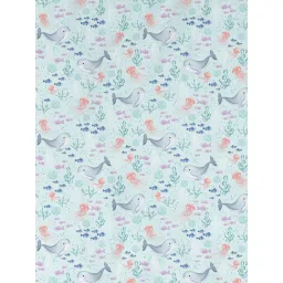 Ddecor Live Beautiful Graphic Reversible Single Dohar - Blue image 4