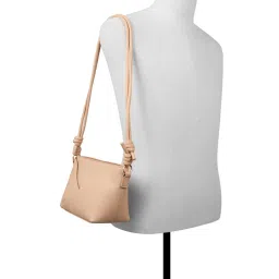 Call It Spring CHLO Womens Other Beige Cross Body Sling Bag image 4