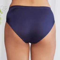 Nykd by Nykaa V Cut Lace Hipster Panty - Nyp343 Navy Blue image 4
