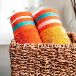 ddecor live beautiful DDecor Live Beautiful, Pack of 2 Hand Towel, GSM - 500, Colour - Multi (2) image 4