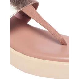 Monrow Pink Flatform Sandals image 4