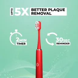 HAMMER Flow 2.0 Electric Toothbrush - Red image 4