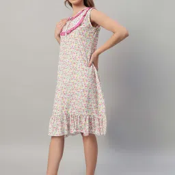 SEPHANI Women Pink Nightdress image 4