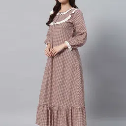 SEPHANI Women Brown Nightdress image 4