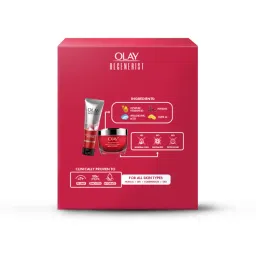 Olay Regenerist Giftpack - Day Cream + Cleanser, Plump Bouncy Skin With Hyaluronic Acid & Peptides image 4