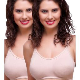 Inner Sense Organic Antimicrobial Soft Nursing Bra Combo of 2 - Nude-picture-2