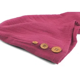 Doctor Towels Pack of 2 Banana Double Cloth Hair Wrap Desert Rose & Sage Green (S) image 5