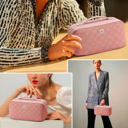 NFI Essentials Travel Organizer Makeup Pouch - Pink (L) image 5