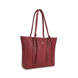 fastrack accessories Fastrack Textured Structured Shoulder Bag Fits Upto 14" Laptop image 5