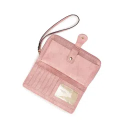 fastrack accessories Two-Fold Wallet With Wristlet For Women image 5