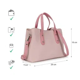fastrack accessories Fastrack Pink Solid On Loop Slingbag with Detachable Strap image 5