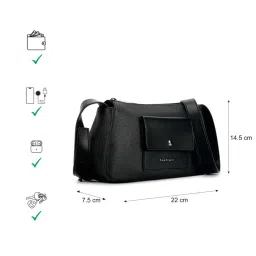 fastrack accessories Fastrack Black Solid Stellar Sling Bag image 5