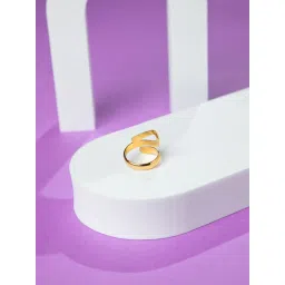 Niscka 24K Gold Plated Snake Design Ring image 5