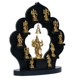 eCraftIndia 10 Avatars Of Lord Vishnu Brass Handcrafted Statues image 4