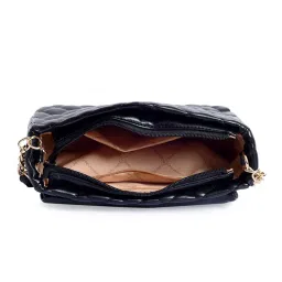 Lino Perros Black Leatherette Slingbag image 5