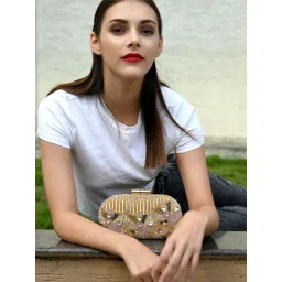 Odette Mustard Yellow Graceful Clutch image 5