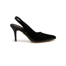 GNIST Pointed Black Stiletto Pump Heels image 5