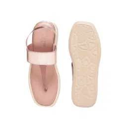 Monrow Pink Flatform Sandals image 5