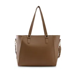 fastrack accessories Fastrack 15 Laptop Tote Bag In Tan image 5