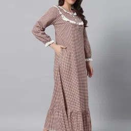 SEPHANI Women Brown Nightdress image 5