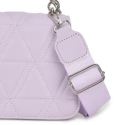 fastrack accessories Fastrack Quilted Lilac Colour Sling Bag image 5
