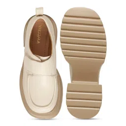 VALIOSAA Cream Smart Loafers image 5
