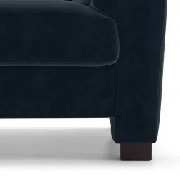 urban ladder create Farina Luxe 2 Seater Fabric Sofa in Sea Port Blue Velvet Colour image 3