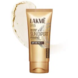 lakme sun expert primer + sunscreen, spf 50 pa+++ for uva/b, mattifying for makeup lovers 50g image 1