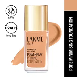 lakme 9to5 powerplay priming foundation - w240 warm beige-picture-15